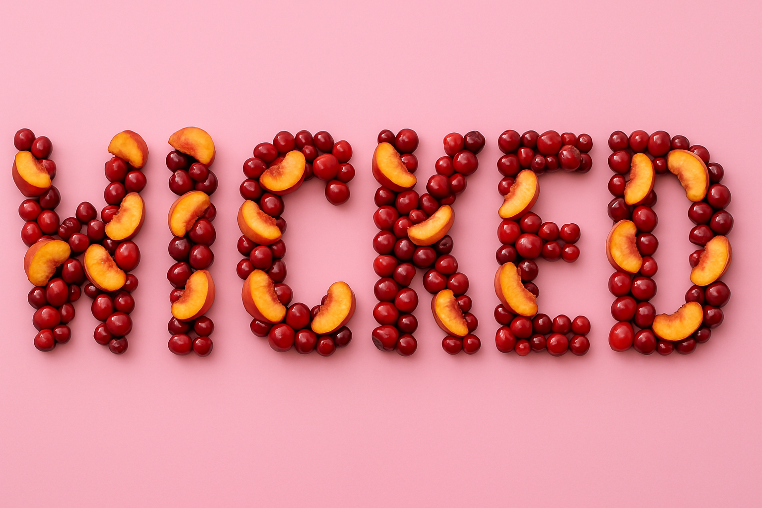 Cranberry and Peach